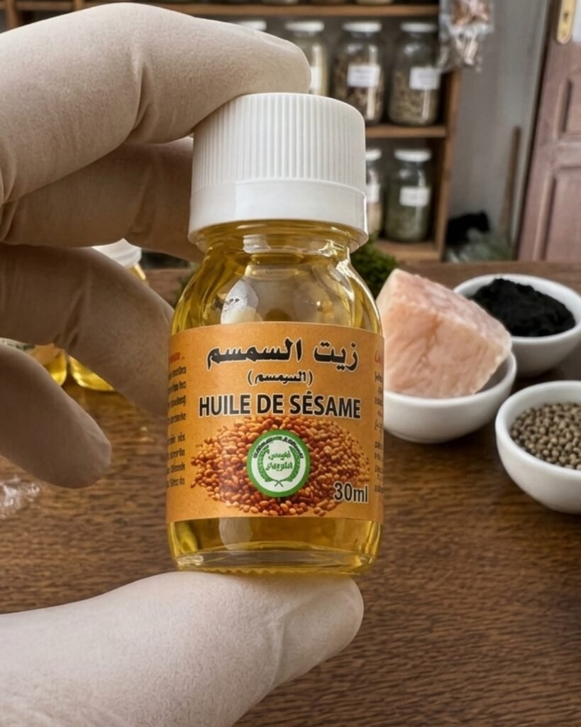 زيت السمسم ضمن مكونات علاج تكبير الذكر