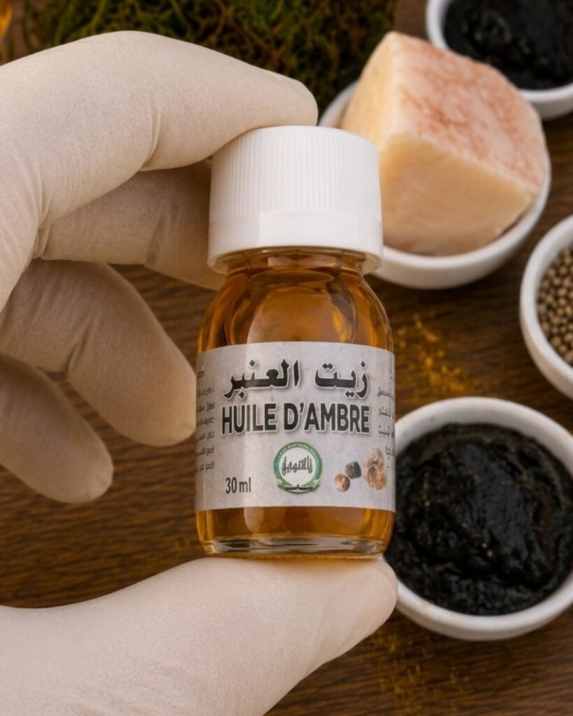 زيت العنبر ضمن مكونات علاج تكبير الذكر
